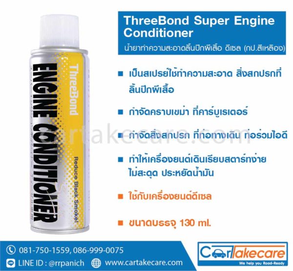 น้ำยาทำความสะอาด ลิ้นปีกผีเสื้อ threebond ดีเซล