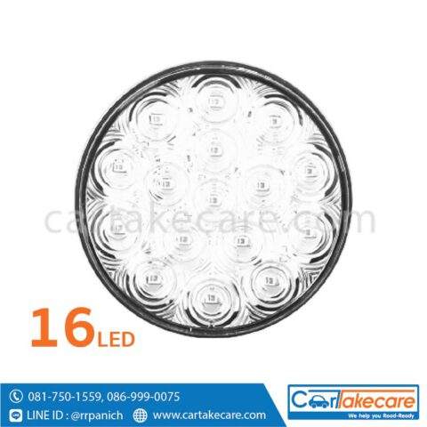 ไฟท้าย led รถบรรทุก 24V ขาว น๊อตหลัง