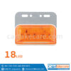 ไฟราวข้าง รถบรรทุก 4x2 18 led เหลือง