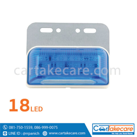 ไฟราวข้าง รถบรรทุก 4x2 18 led ฟ้า