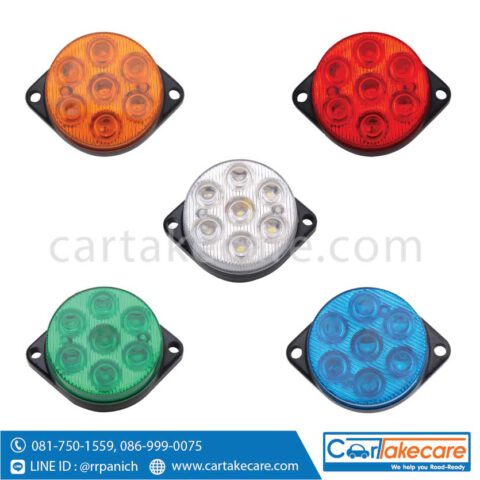 ไฟท้าย led กลม 2 นิ้ว