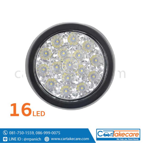 ไฟท้าย led รถบรรทุก 4 นิ้ว ขาว